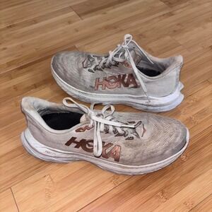 Hoka One One Mach 5 Mens 10 D Shoes Gray Running Walking Gym